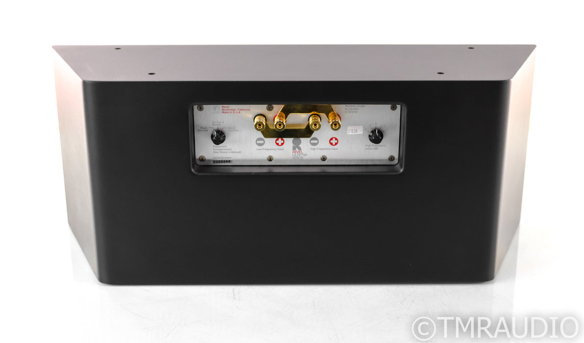 Revel Ultima Voice Center Channel Speaker; Black; AS-IS (Distorted Driver)