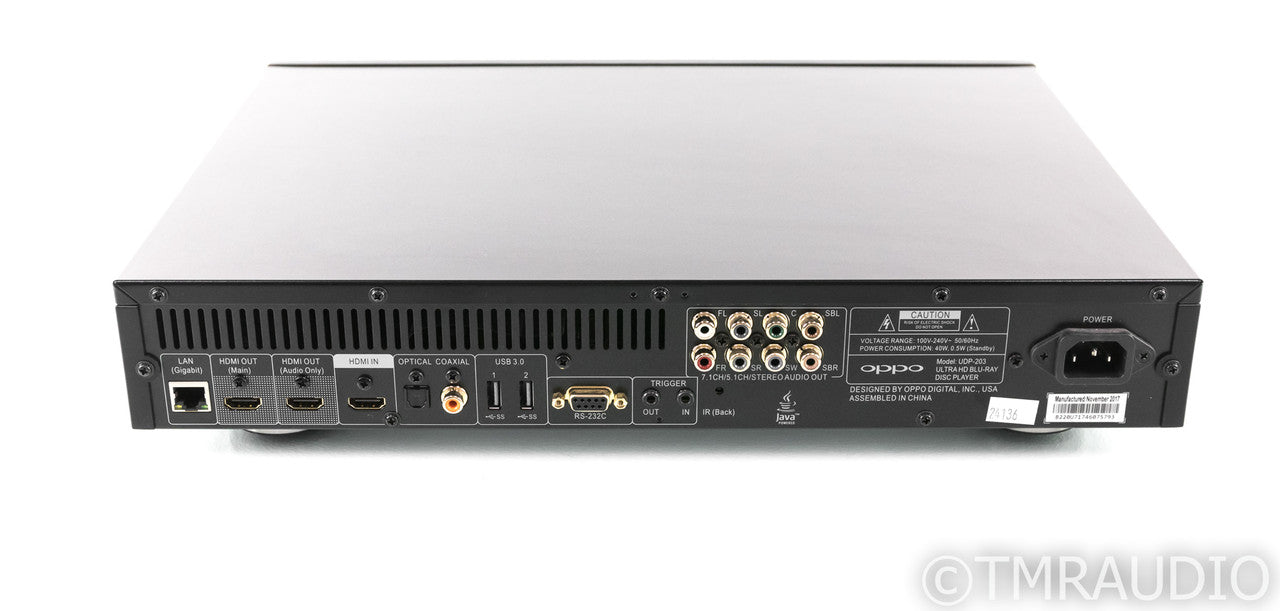 Oppo UDP-203 Universal Blu-Ray Player; UDP203; Remote