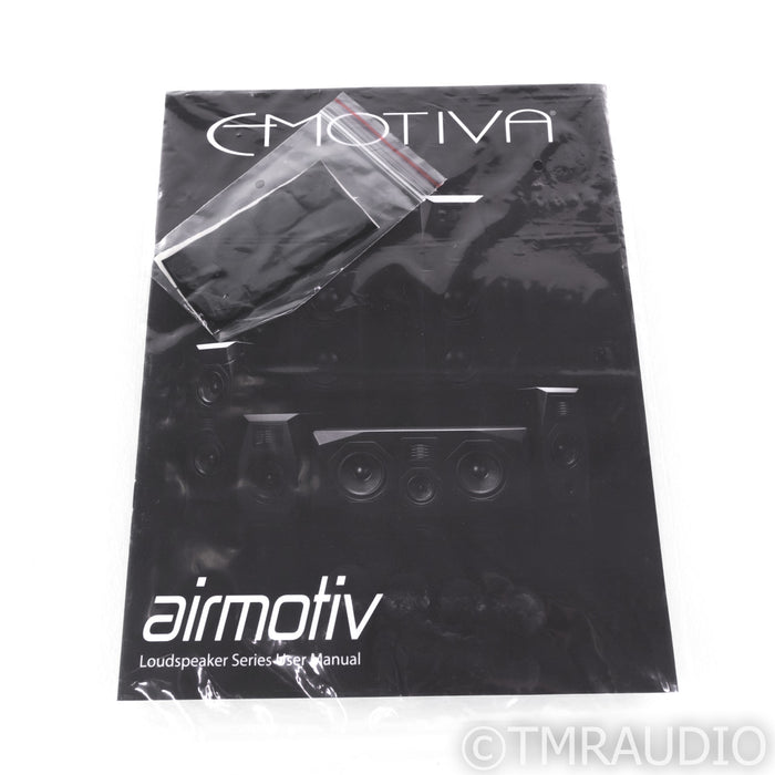 Emotiva Airmotiv B1 Bookshelf Speakers; Black Pair