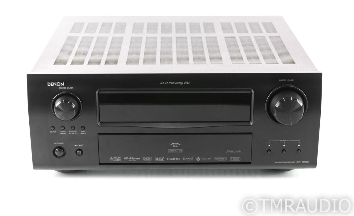 Denon AVR-3808ci 7.1 Channel Home Theater Receiver; MM Phono; Remotes