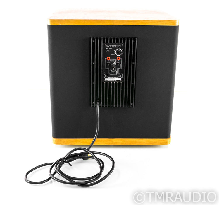 Vandersteen 2W Powered Subwoofer; Oak; 2-W