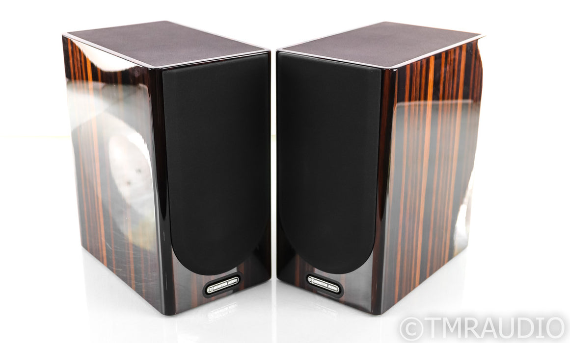 Monitor Audio Gold 100 5G Bookshelf Speakers; Piano Ebony Pair; 5th Gen