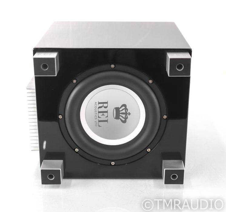REL T/5i 8" Powered Subwoofer; T5i; Gloss Black