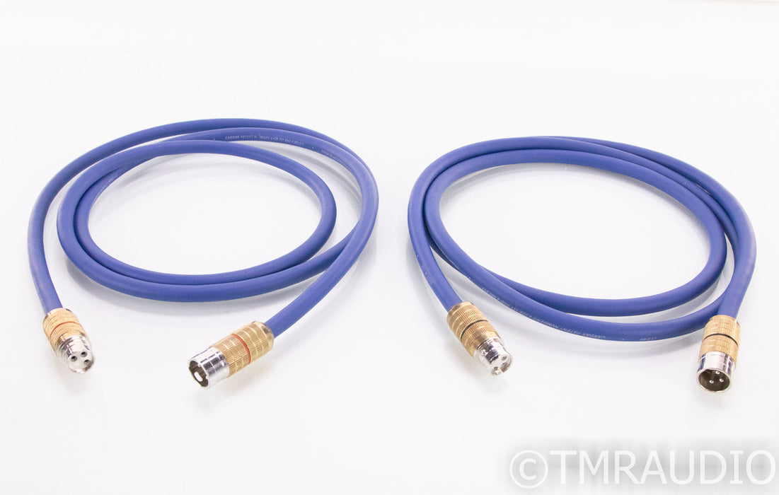 Cardas Clear XLR Cables; 2m Pair Balanced Interconnects