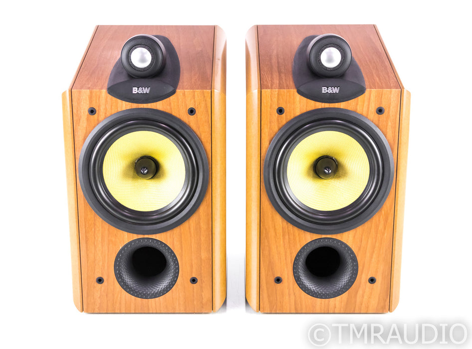 B&W CDM1NT Bookshelf Speakers; Cherrywood Pair; CDM-1NT