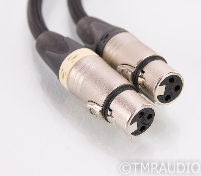 Shunyata Black Mamba XLR Cables; 1m Pair Balanced Interconnects