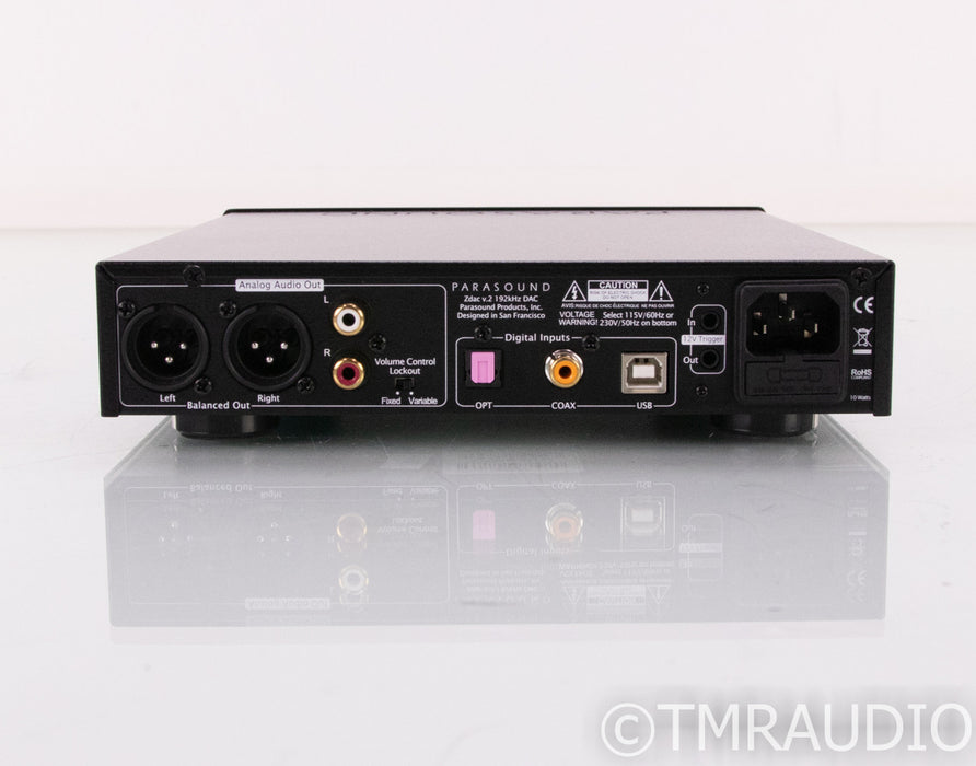 Parasound Zdac v.2 DAC / Headphone Amplifier; V2