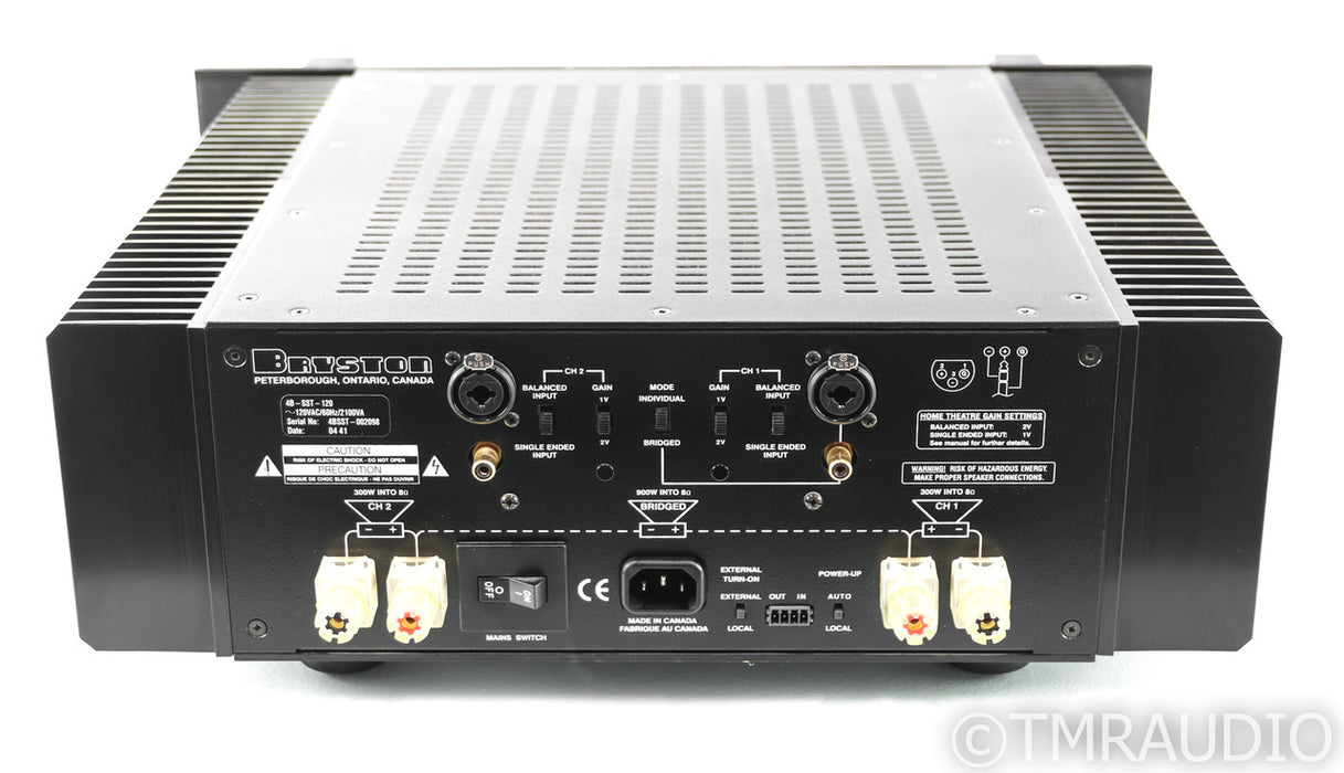 Bryston 4B SST Stereo Power Amplifier; 4BSST; 19"