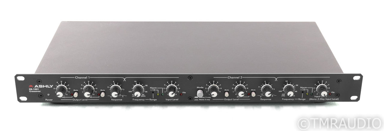 Ashly XR-1001 Stereo 2-Way / Mono 3-Way Crossover; XR1001