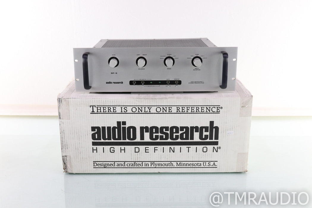 Audio Research SP-6C Vintage Stereo Tube Preamplifier; MM Phono; Box