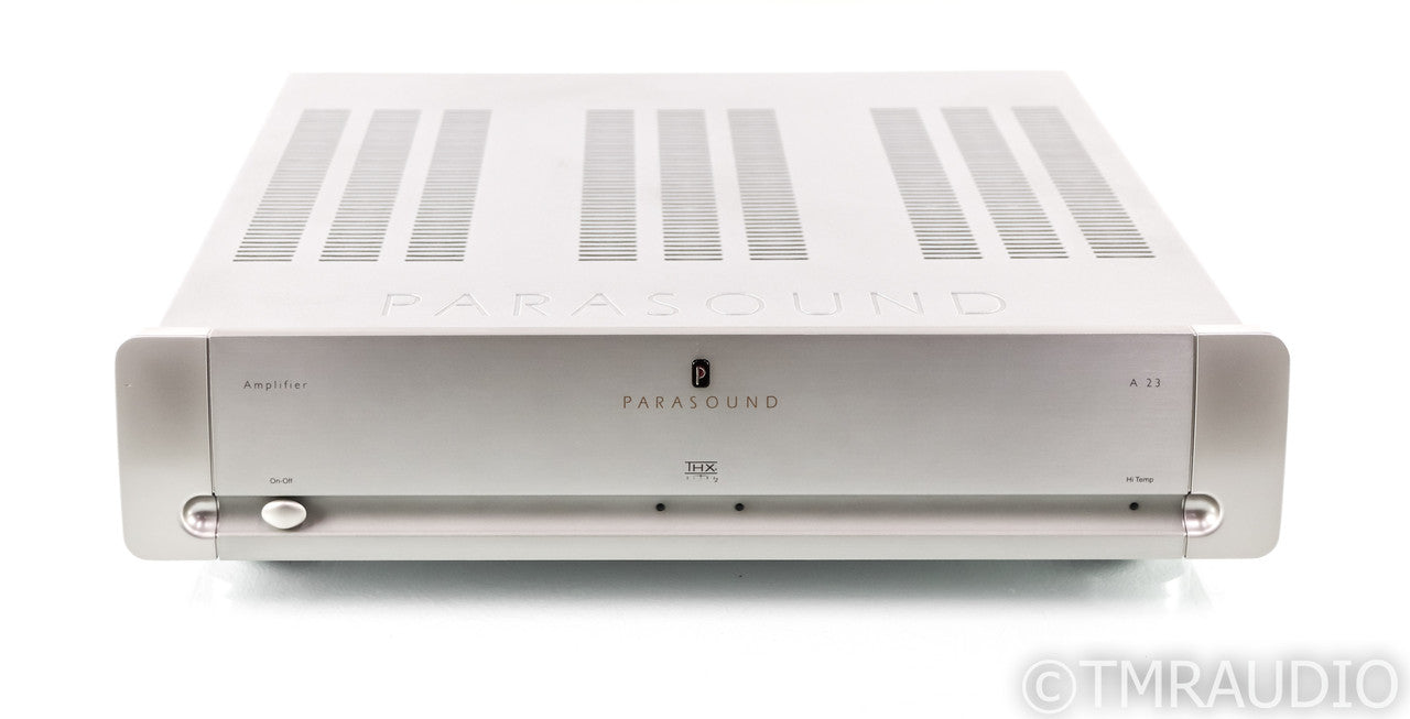 Parasound Halo A 23 Stereo Power Amplifier; A23; Silver
