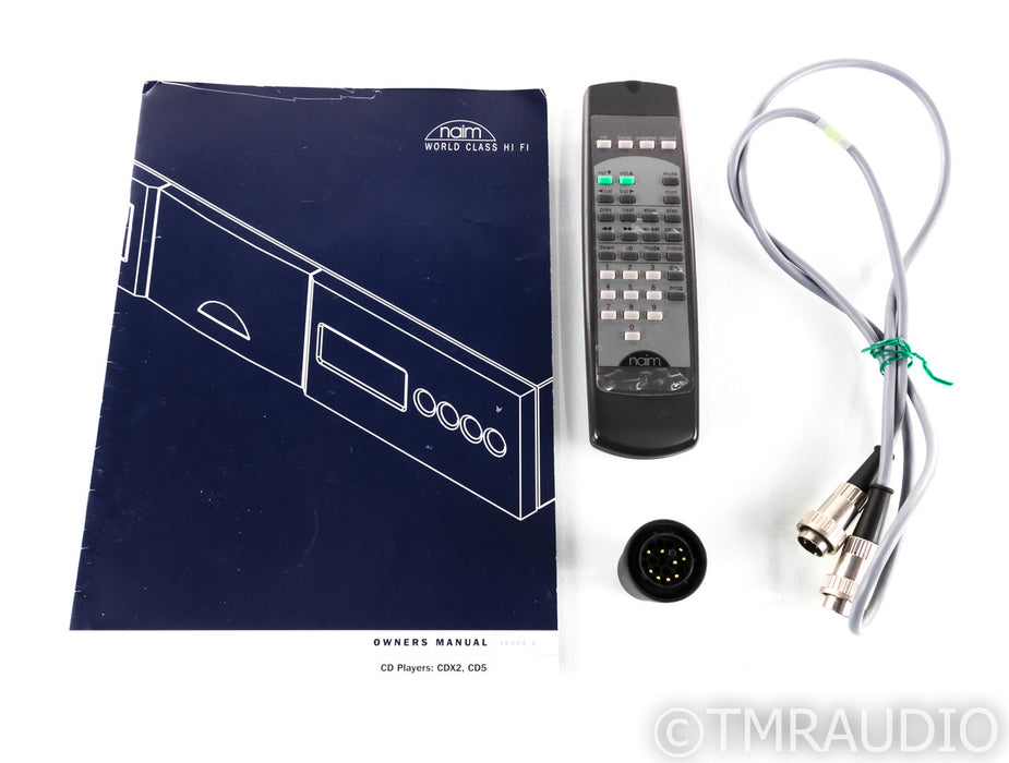 Naim CDX 2 CD Player; CDX2; Remote; HDCD