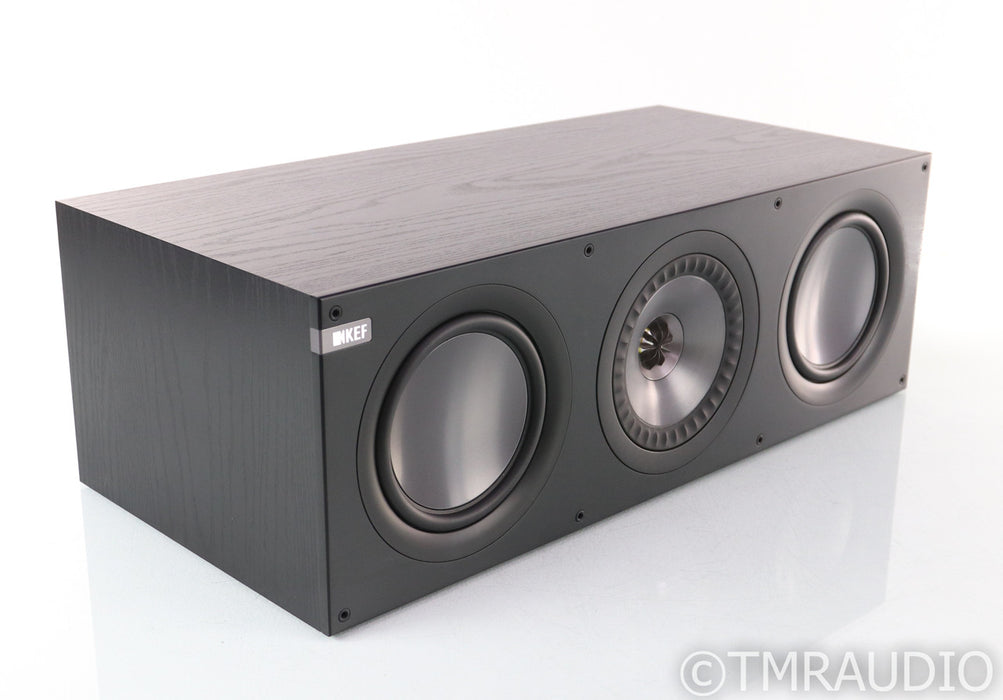 KEF Q600c Center Channel Speaker; Black Oak; Q-600C — The Music Room