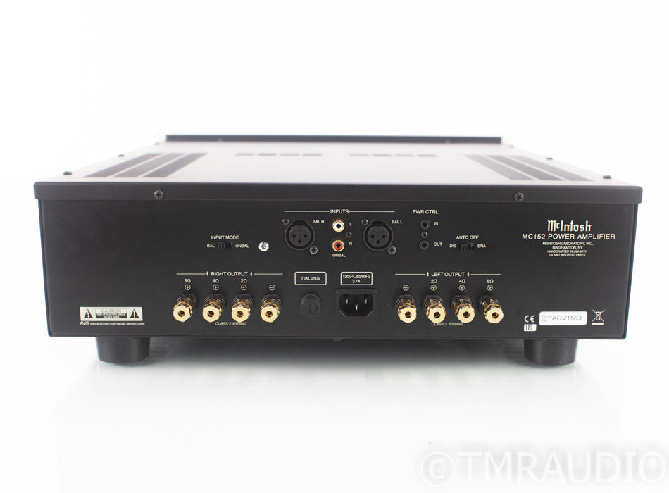 McIntosh MC152 Stereo Power Amplifier; MC-152