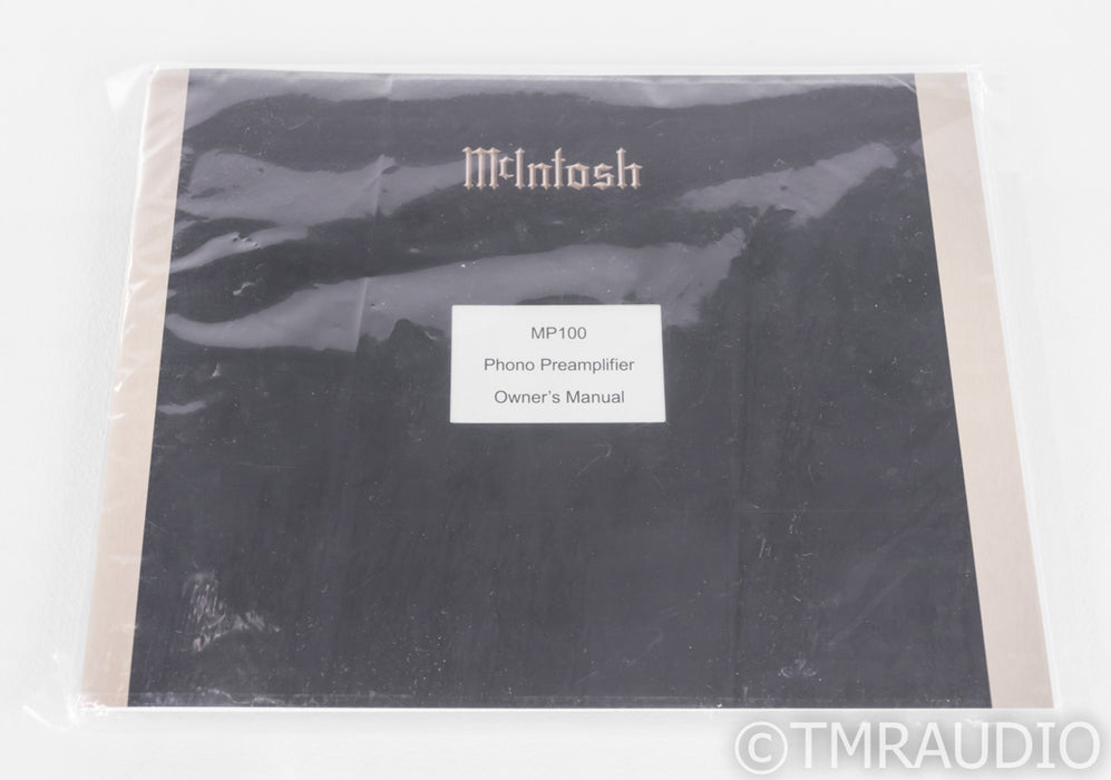 McIntosh MP100 MM / MC Phono Preamplifier; MP-100; Mint