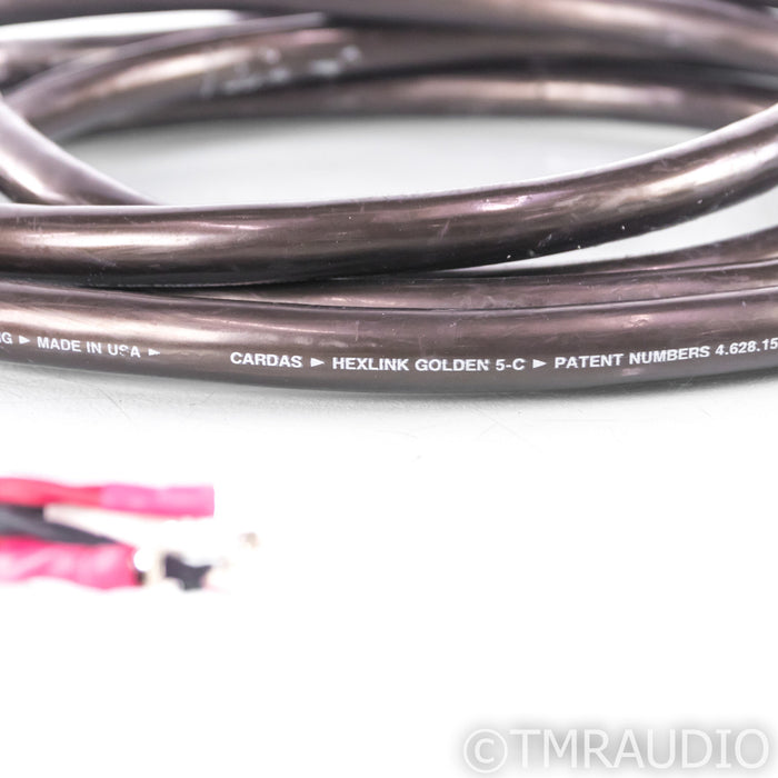 Cardas Hexlink Golden 5-C Bi-Wire Speaker Cable; Single 5m Cable