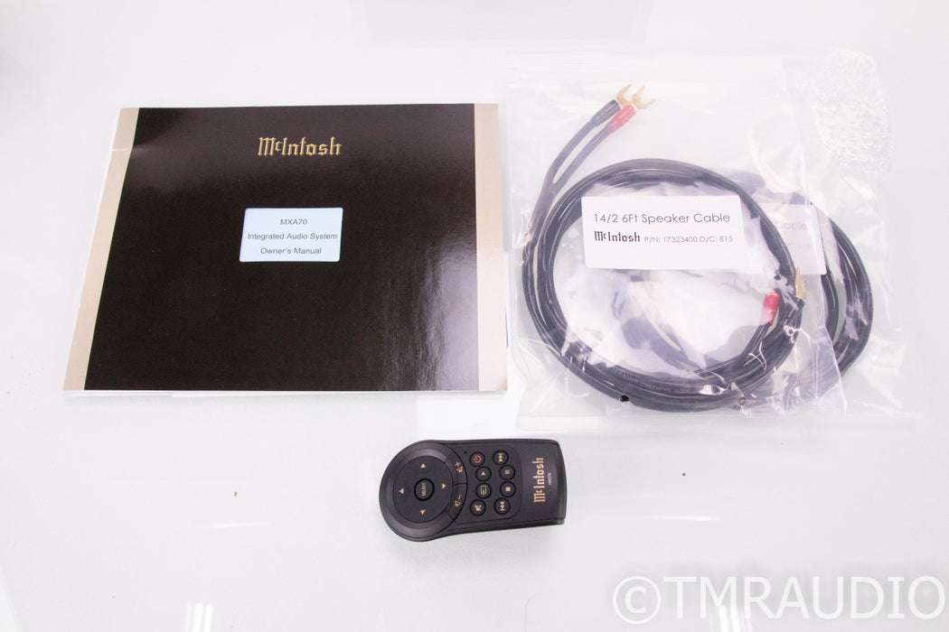 McIntosh MXA70 All-In-One Integrated Stereo System; MXA-70; Remote