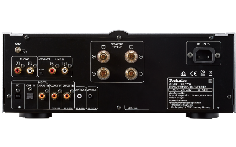 Technics SU-C700 Stereo Integrated Amplifier; SUC700; Silver (New)