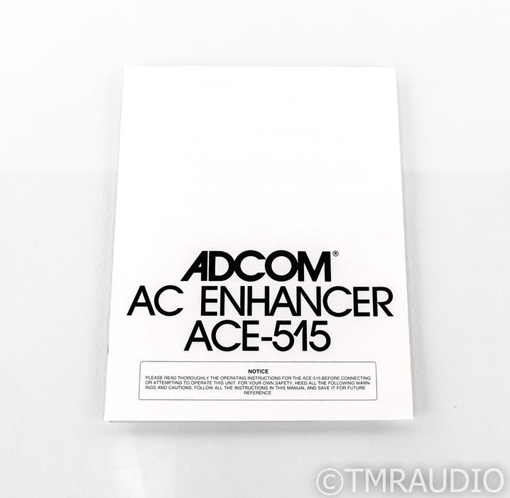Adcom ACE-515 AC Power Line Conditioner; Enhancer; ACE515
