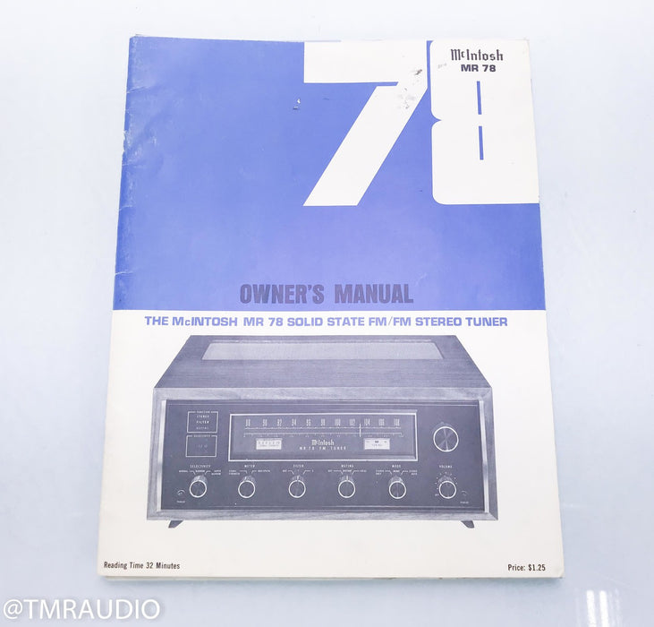 McIntosh MR78 Vintage FM Tuner