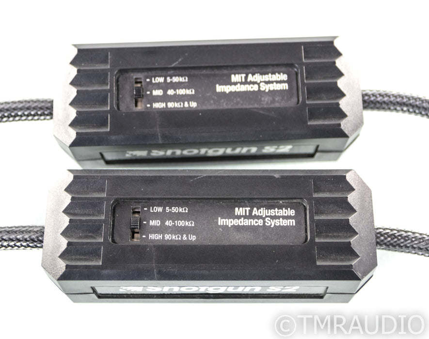 MIT Shotgun S2ic RCA Cables; 1m Pair Interconnects; Adjustable Impedance