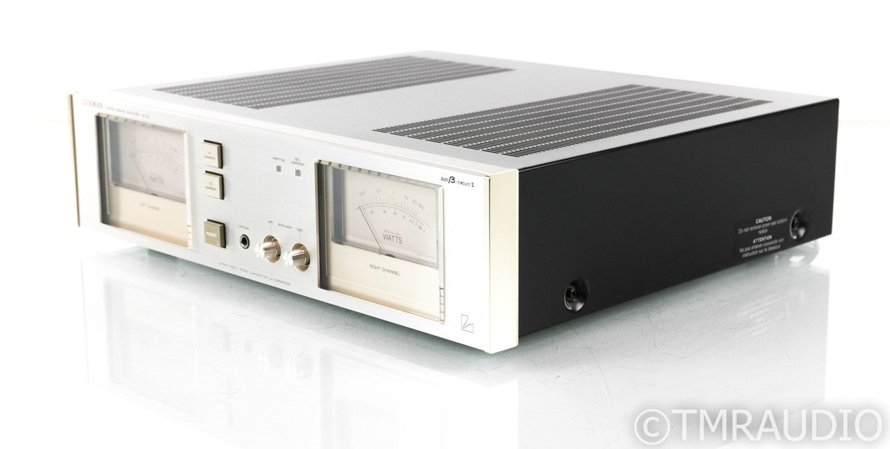 Luxman M-02 Stereo Power Amplifier; M 02