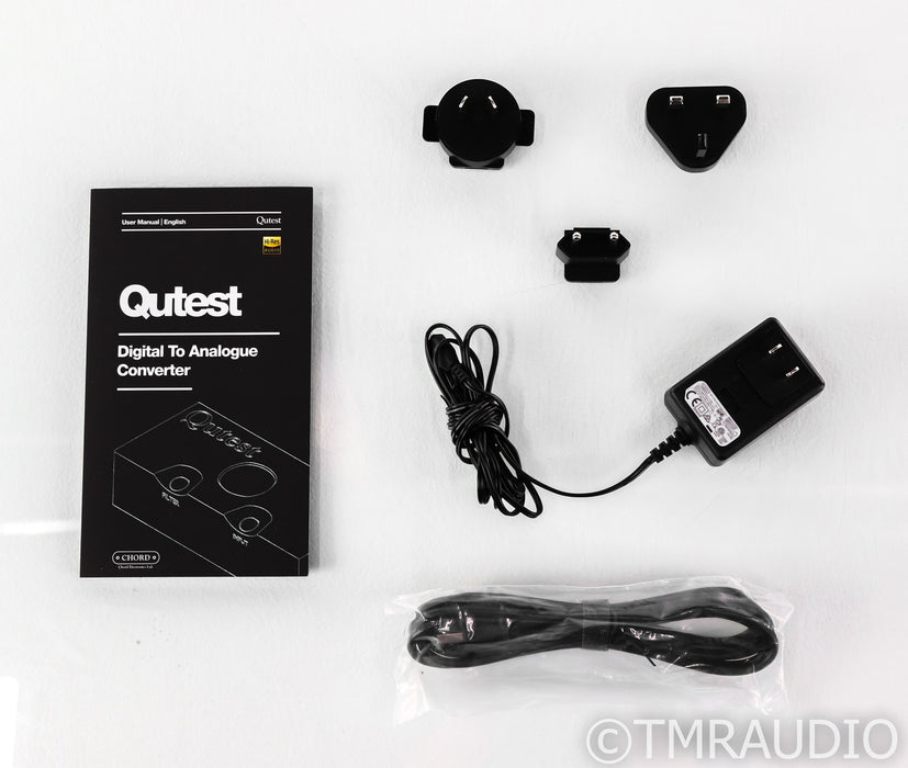 Chord Electronics Qutest DAC; D/A Converter; Black; DSD 512