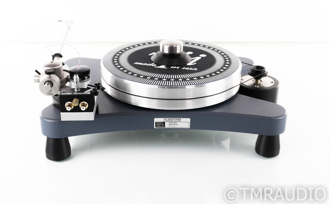 VPI Super Prime Scout Turntable; 10.5" JMW Tonearm; Limited Edition Blue