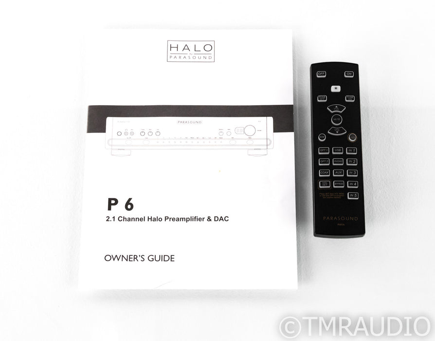 Parasound Halo P6 2.1 Channel Preamplifier / DAC; D/A Converter; P-6