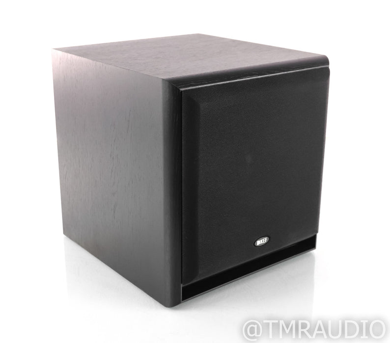 KEF C4 8" Powered Subwoofer; Black Ash; C-4