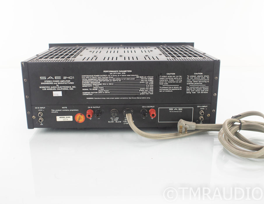 SAE 2401 Stereo Power Amplifier