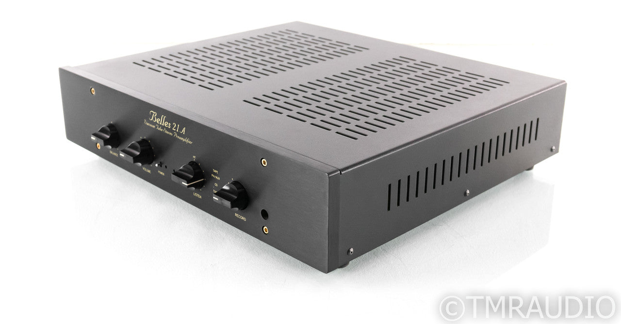 Belles 21A Stereo Tube Preamplifier; Auricap Upgrade; 21-A; Remote