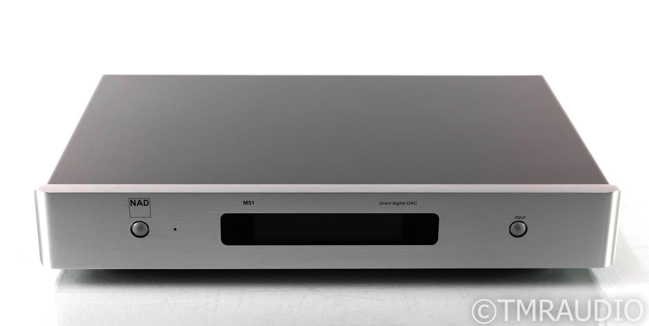 NAD M51 DAC; D/A Converter; Silver; Remote