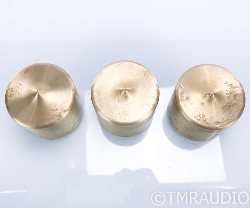 Mapleshade Threaded Megafoot Brass Isolation Feet; Set of 3 HOLD info