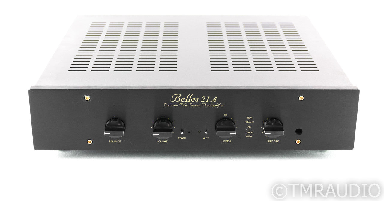 Belles 21A Stereo Tube Preamplifier; Auricap Upgrade; 21-A; Remote