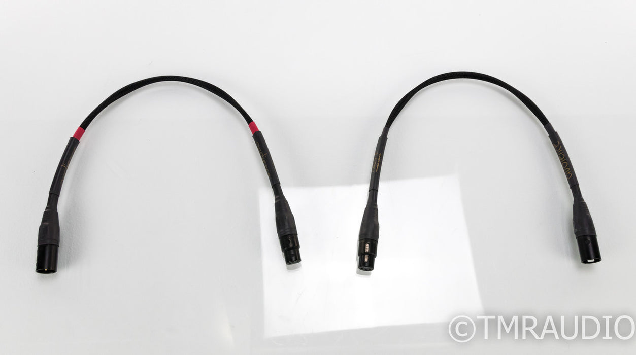 Audience AU24e XLR Cables; 0.5m Pair Balanced Interconnects