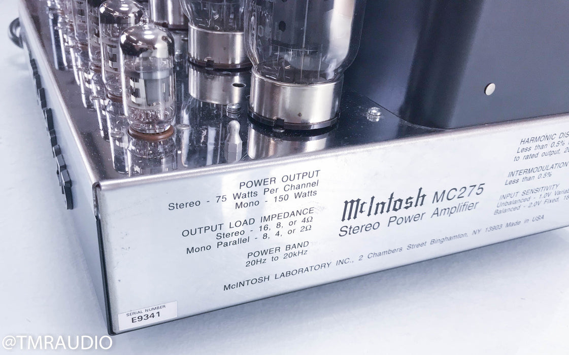 McIntosh MC275 Stereo Tube Power Amplifier