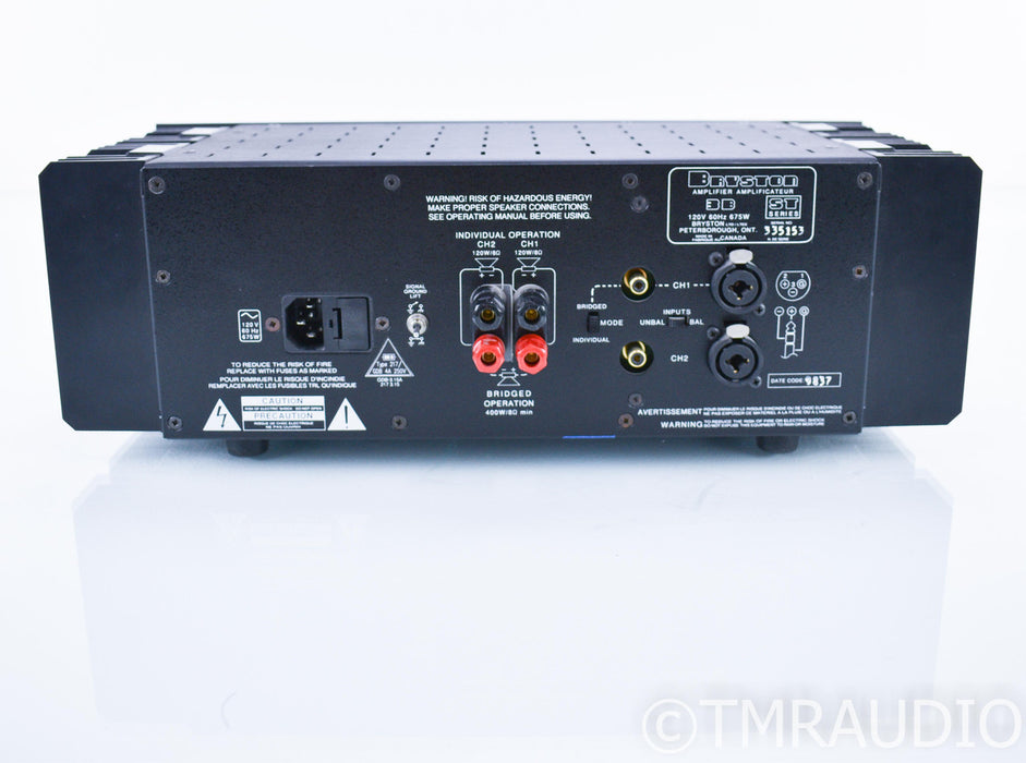Bryston 3B ST Stereo Power Amplifier; 17"; 3BST