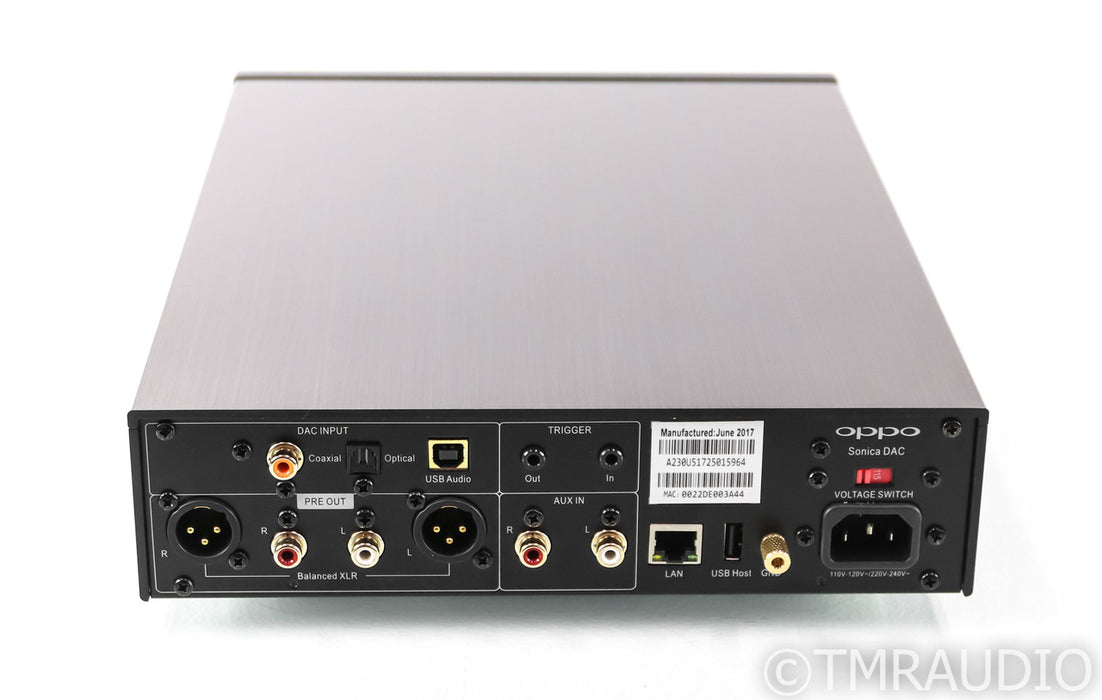 Oppo Sonica DAC; SDAC-3; D/A Converter; Remote