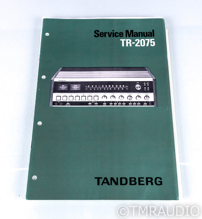Tandberg TR2075 Vintage AM / FM Stereo Receiver; TR-2075