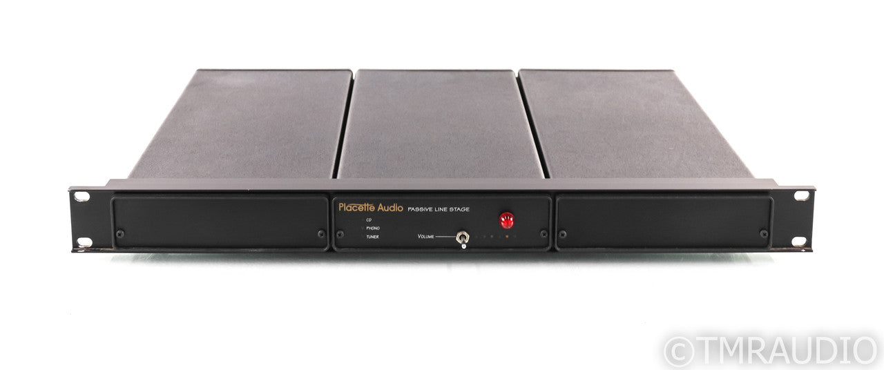 Placette Audio Passive Line Stage Stereo Preamplifier; Black