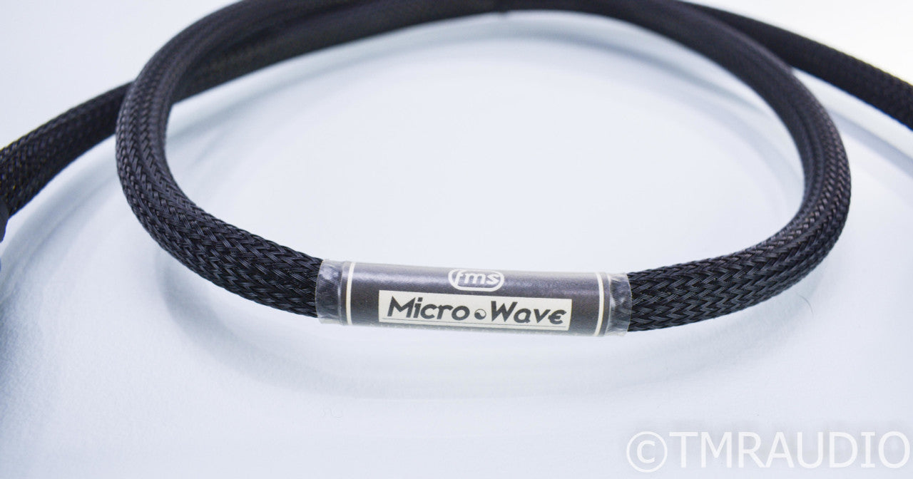 FMS Micro Wave XLR Cables; 1m Pair Balanced Interconnects