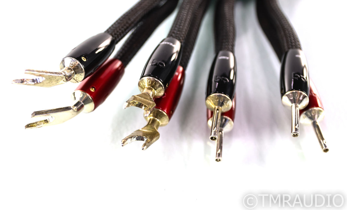 AudioQuest Oak Speaker Cables; 12ft Pair; 72v DBS