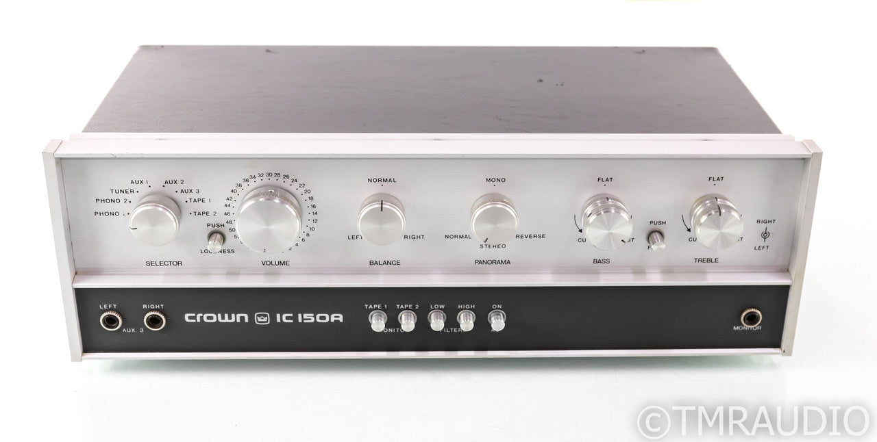 Crown IC 150A Vintage Stereo Preamplifier; 150-A; MM Phono