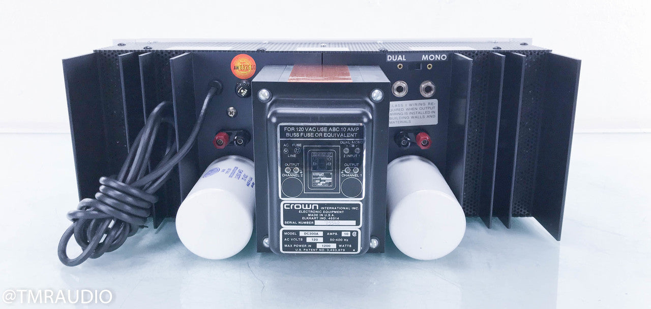 Crown DC300A Vintage Dual Mono Power Amplifier