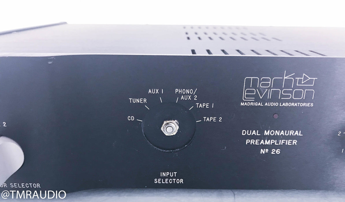 Mark Levinson No. 26 Dual Mono Preamplifier