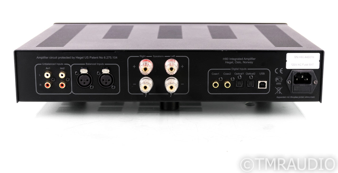 Hegel H80 Stereo Integrated Amplifier / DAC; Remtoe