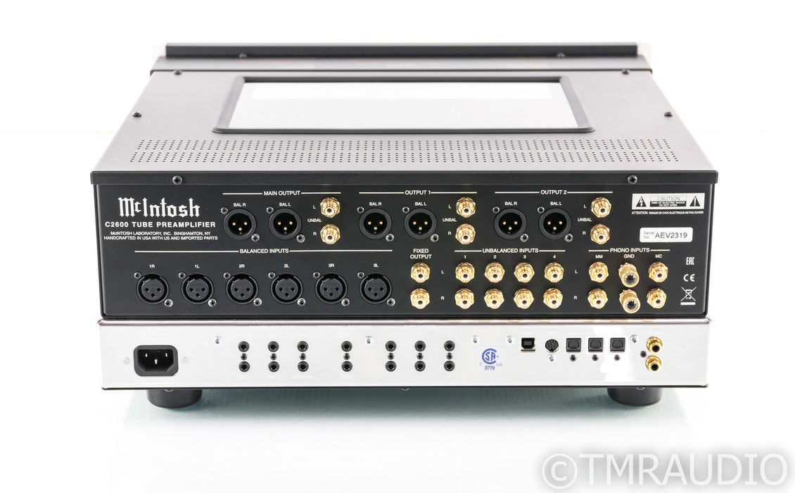 McIntosh C2600 Stereo Tube Preamplifier; C-2600; MC / MC Phono