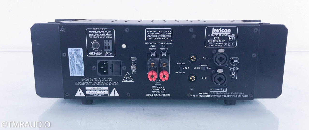 Lexicon NT-212 Stereo Power Amplifier