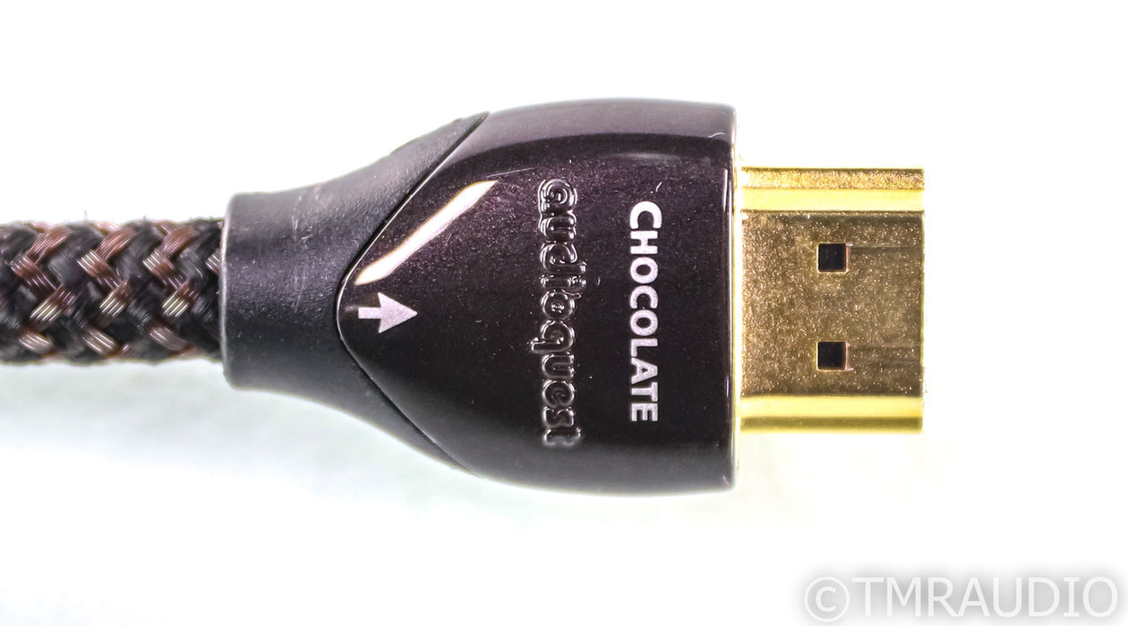 AudioQuest Chocolate HDMI Cable; 1m Digital Interconnect; High Speed w/ Ethernet